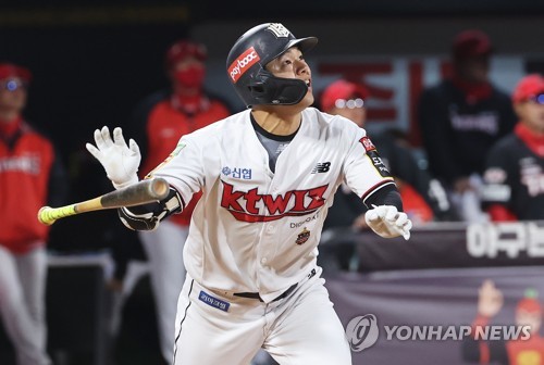 kt 돌격대장 조용호, 엄지발가락 부상…3주 이탈