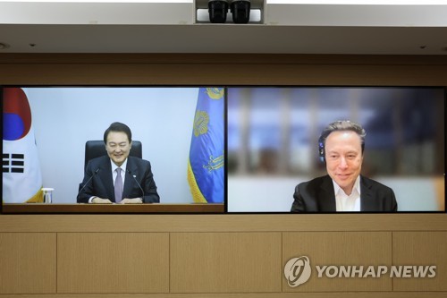 [속보] 尹투자요청에 머스크 "한국은 최우선 후보지 중 하나"