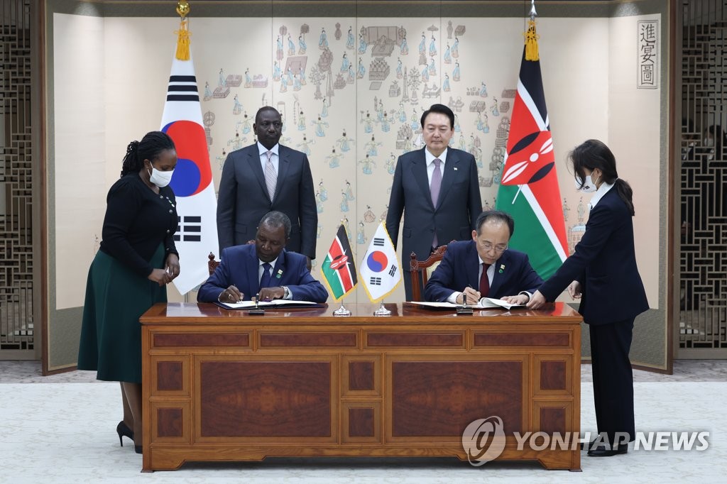 كوريا الجنوبية وكينيا تتفقان على تعميق التعاون الاقتصادي