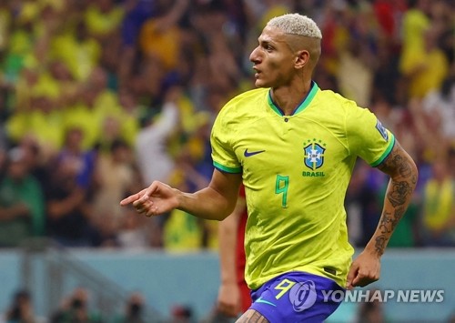 [월드컵] 브라질 골든 보이 히샤를리송, 득점왕 1순위 후보로 급상승