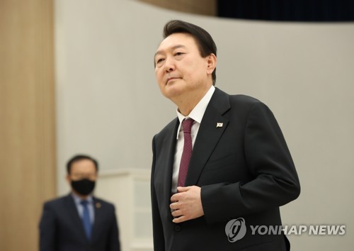Le président Yoon Suk-yeol. (Photo d'archives Yonhap) 