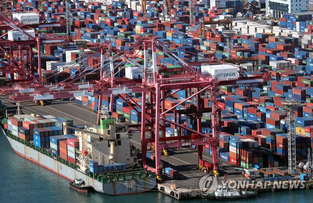 Las exportaciones surcoreanas disminuyen un 8,8 por ciento durante los 20 primeros días de diciembre