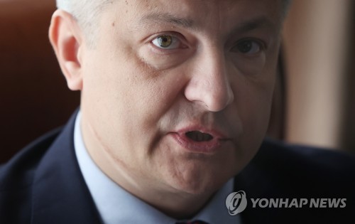 (LEAD) Talk of Korea-style division in Ukraine after war is 'nonsense,' envoy says