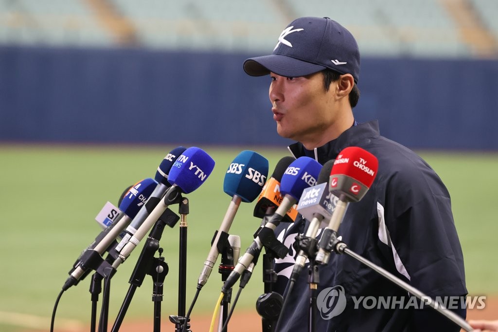 S. Korean infielder Kim Ha-seong hoping for knockout meeting vs. Padres  teammates at WBC