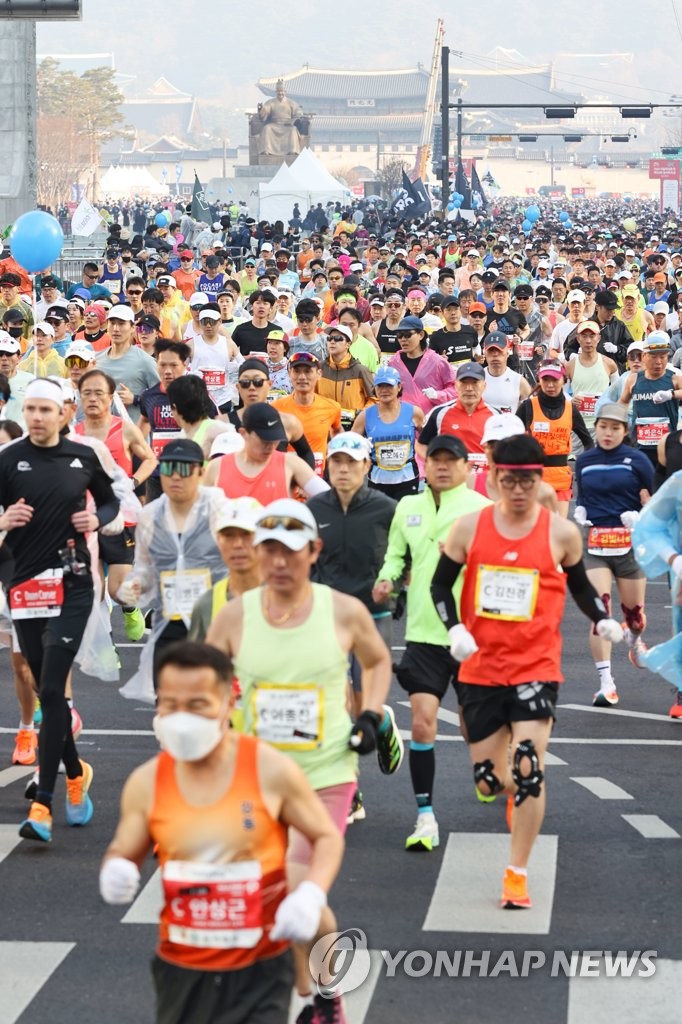 2023 서울 마라톤…'6·25전쟁 정전 70주년 등번호 달고'