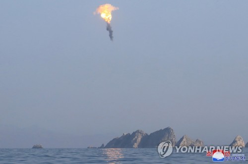 Lanzamiento de un misil norcoreano