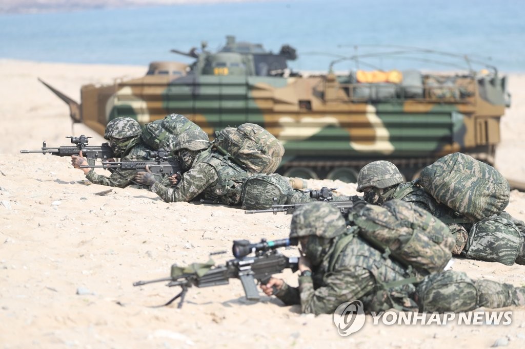 S. Korea, U.S. Marines conduct joint landing drill