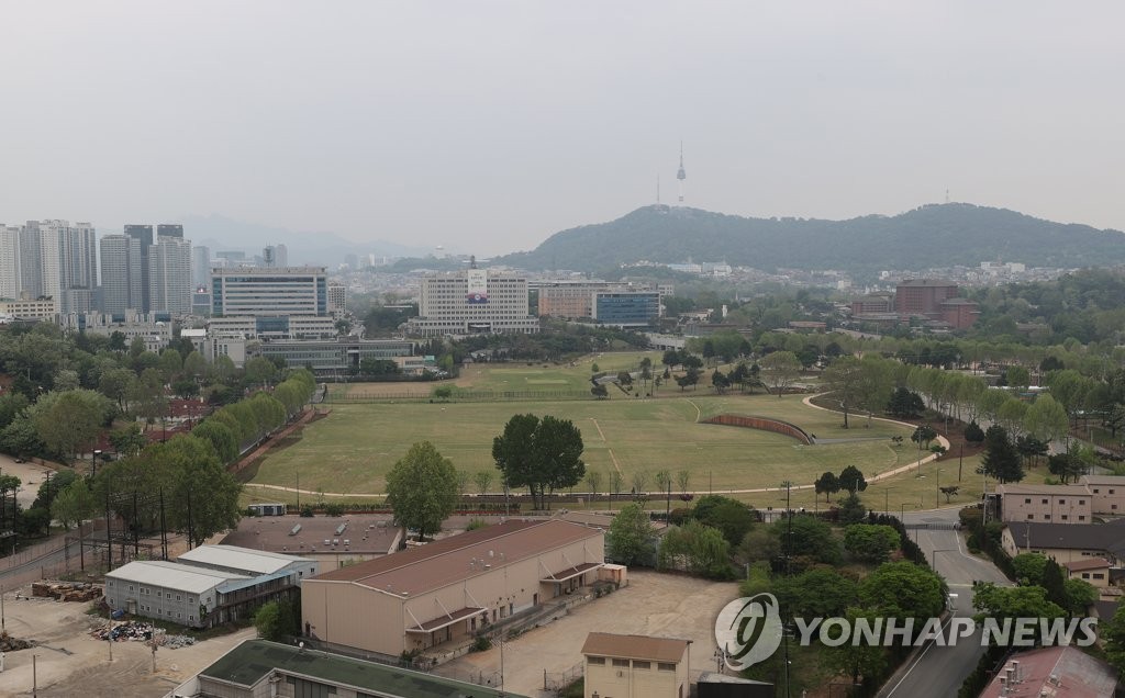 용산미군기지 '용산어린이정원'으로 재탄생