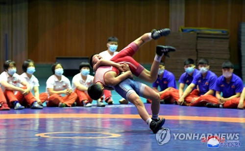 N. Korea marks World Wrestling Day