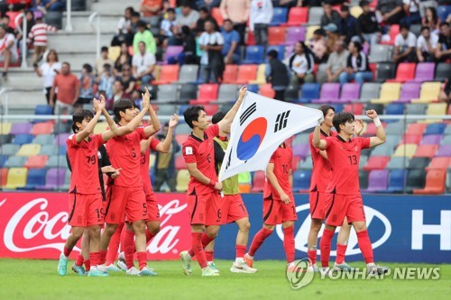 김은중호, 유일한 무패 팀으로 U-20 월드컵 축구 2회 연속 4강(종합2보)