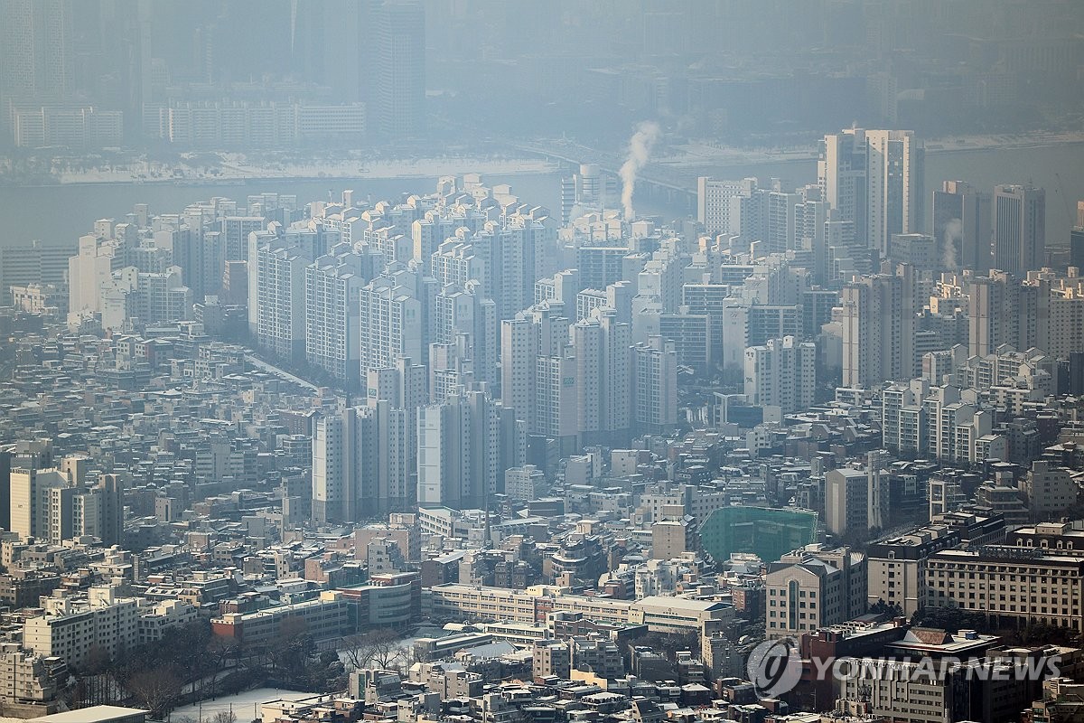 전국 아파트 매매가 하락세