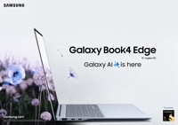 Galaxy Book4 Edge : Samsung présente un ordinateur portable IA hybride