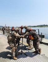 S. Korean, U.S. military engineers' joint drill