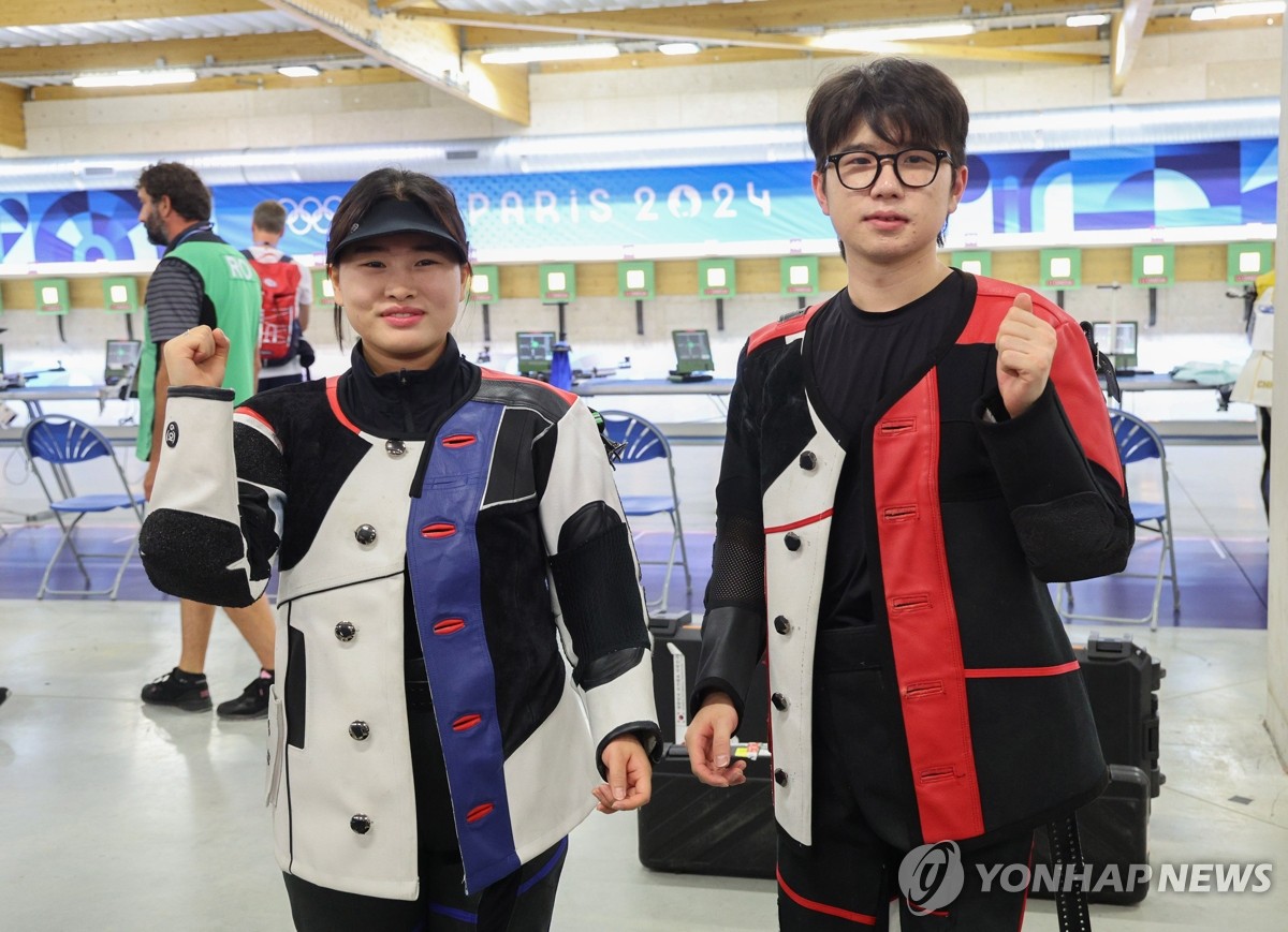 (LEAD) (Olympics) S. Korea secures at least silver in mixed rifle team ...