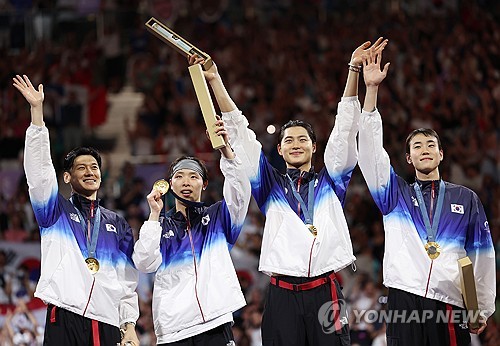 La 3ª medalla de oro consecutiva de Corea del Sur en esgrima de sable