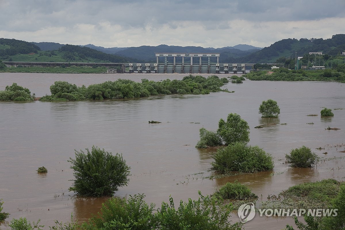 北朝鮮がダム放流か