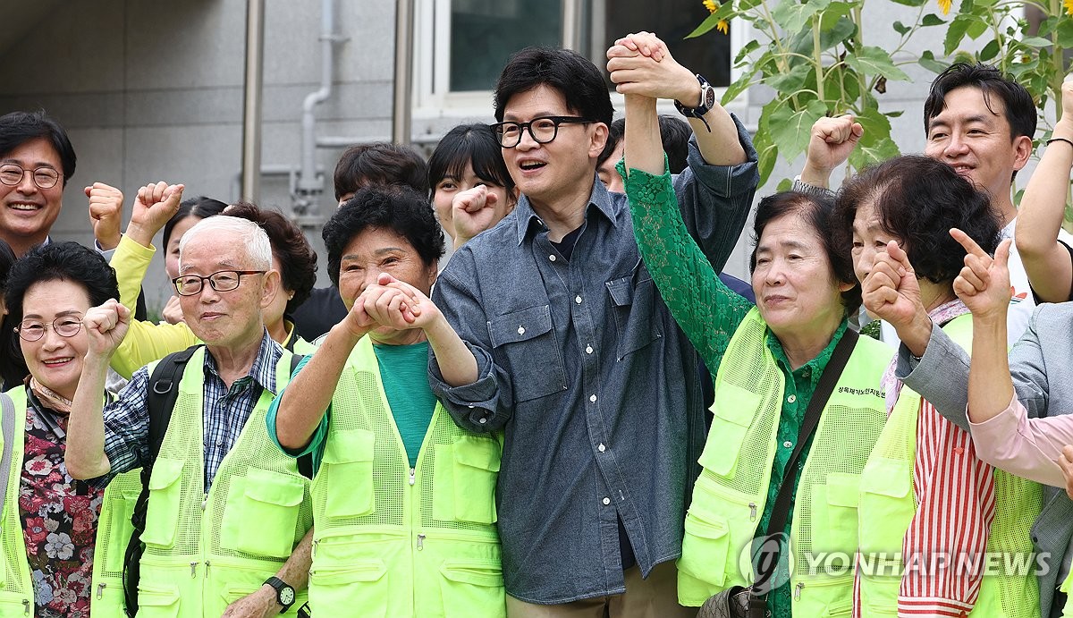 한동훈 대표, 추석맞이 봉사활동