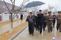 N. Korean leader inspects local factories under construction