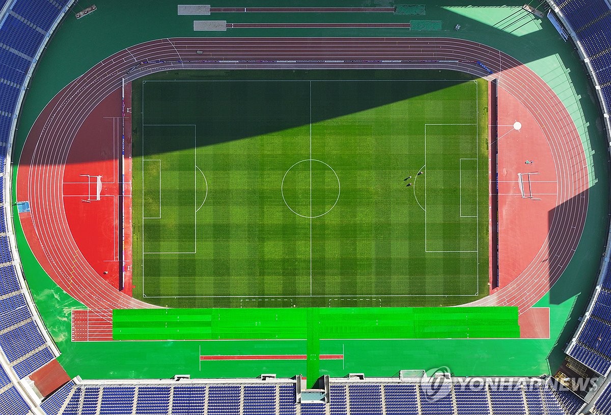 '상태 양호'…광주월드컵경기장 잔디 복구