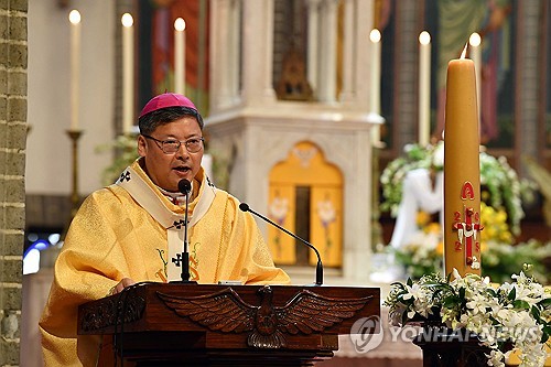 Los líderes católicos surcoreanos rinden homenaje al papa Francisco |  AGENCIA DE NOTICIAS YONHAP