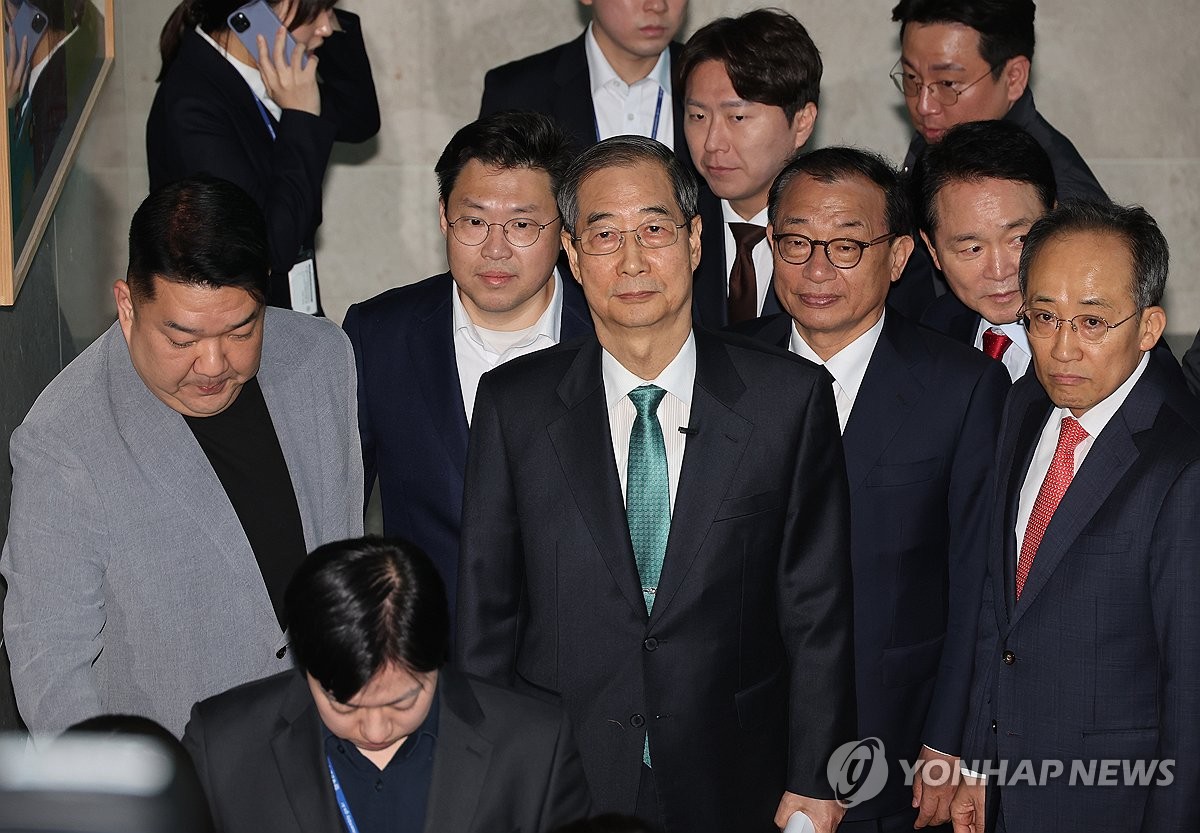 한덕수 전 총리, 이정현-추경호와 함께