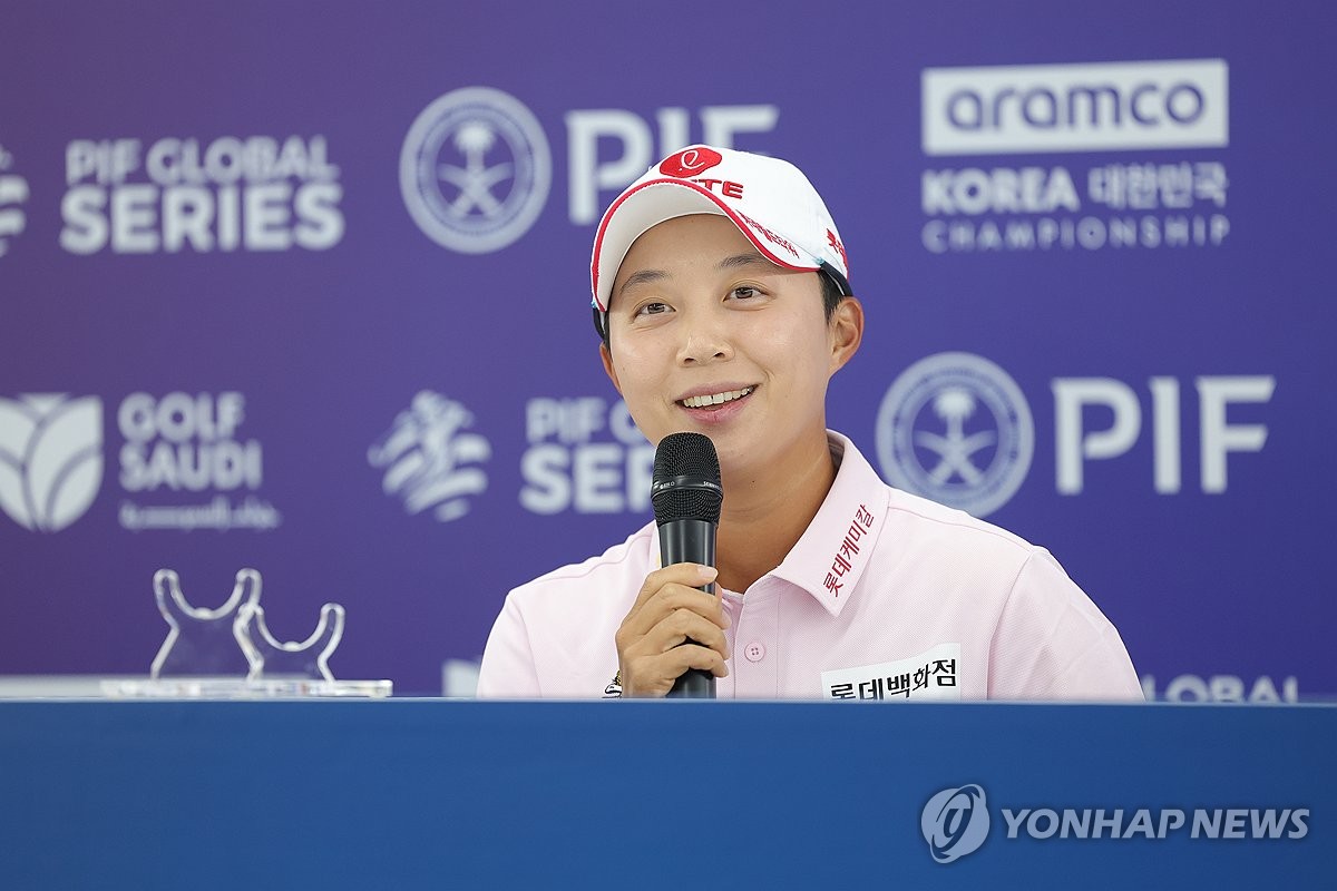 메이저 준우승 김효주 "축구 국가대표 심서연 언니 도움 고마워"