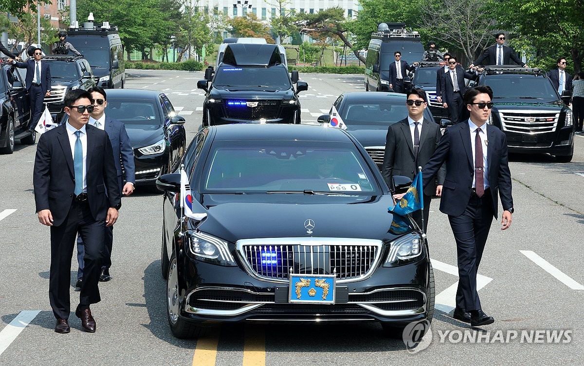 大統領就任式パレードの訓練