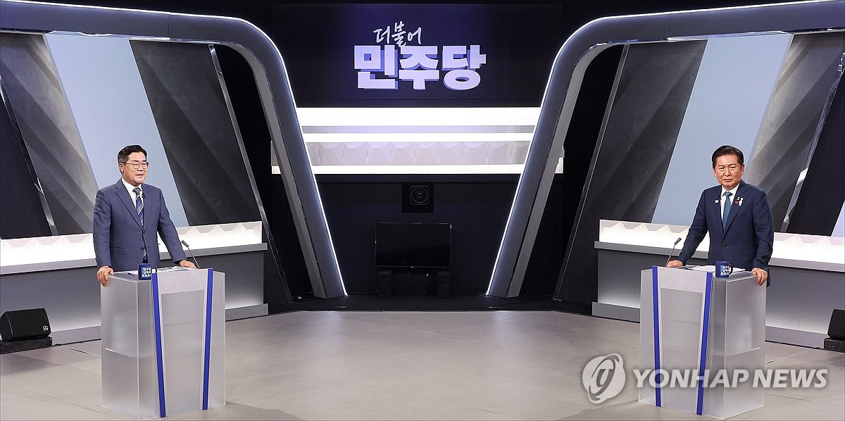 與전대 닷새앞…鄭 "당심이 승부 갈라" 朴 "대통령과 …