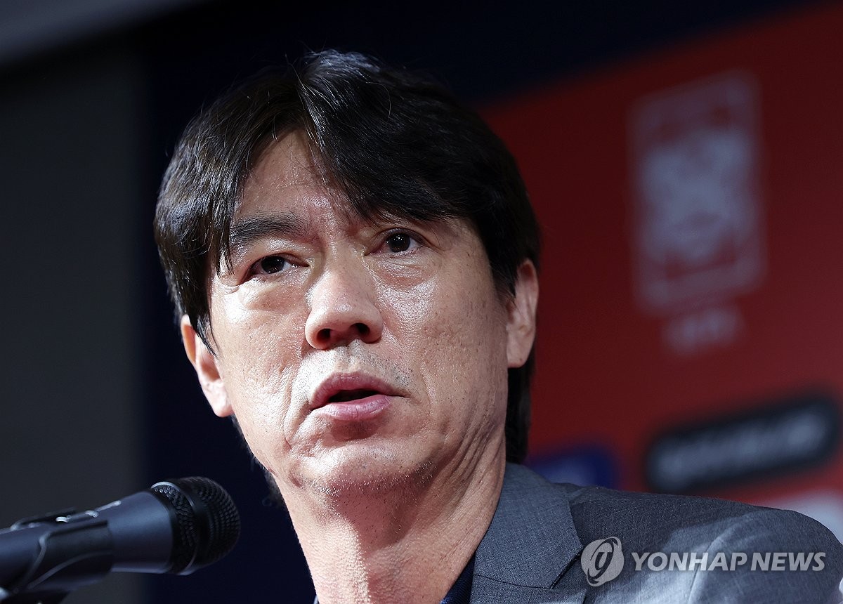 9월 원정 평가전 소집 명단 발표하는 홍명보 감독