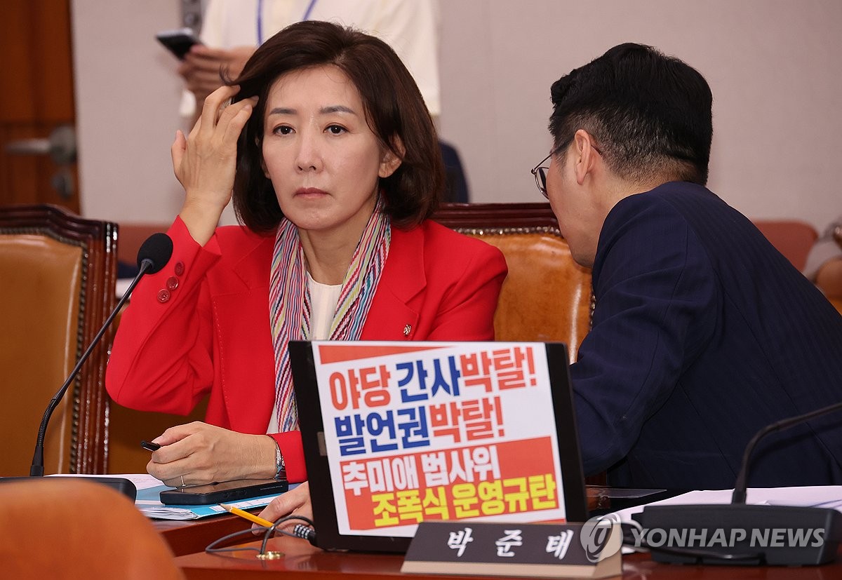 나경원 "국힘 대표도 개딸이 뽑을 판…개딸주권정부인가"