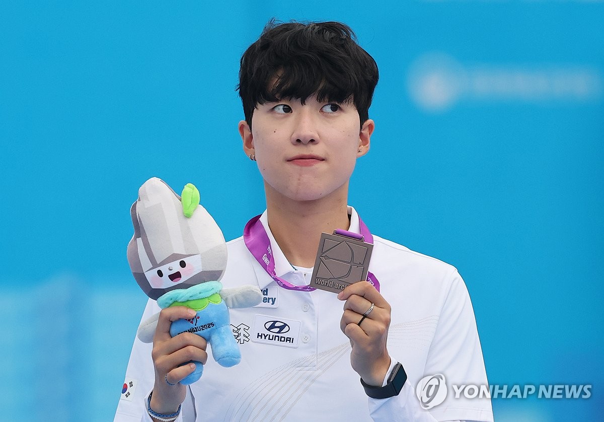 중계해설팀 목소리에 평정심 잃은 안산 "굉장히 아쉬워"