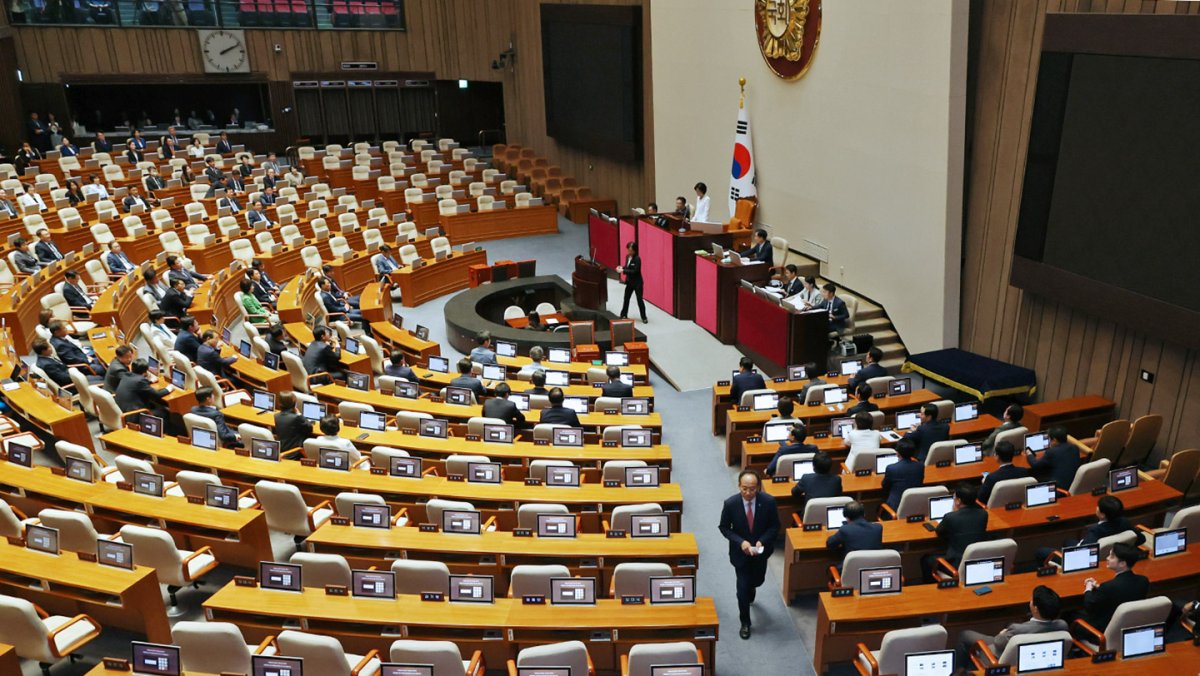 與, 국회의장단 선출 표결 보이콧…22대 국회 첫 본회의 불참