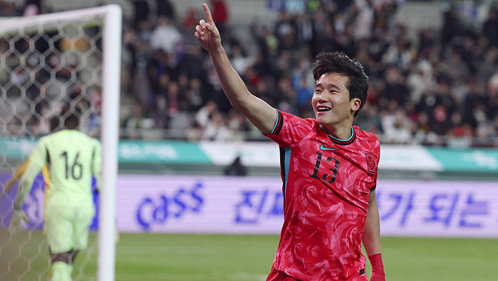 '이태석 결승골' 홍명보호, 가나 1-0 잡고 3연승